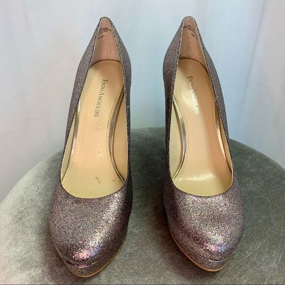 Enzo Angiolini Glitter multicoloured High Heels 10 - Picture 4 of 8